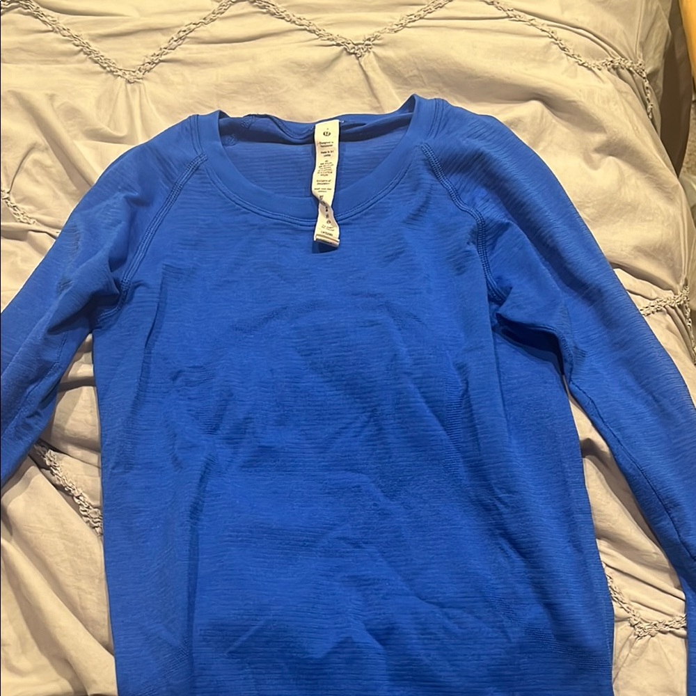 Lululemon Blue Long Sleeve Shirt
